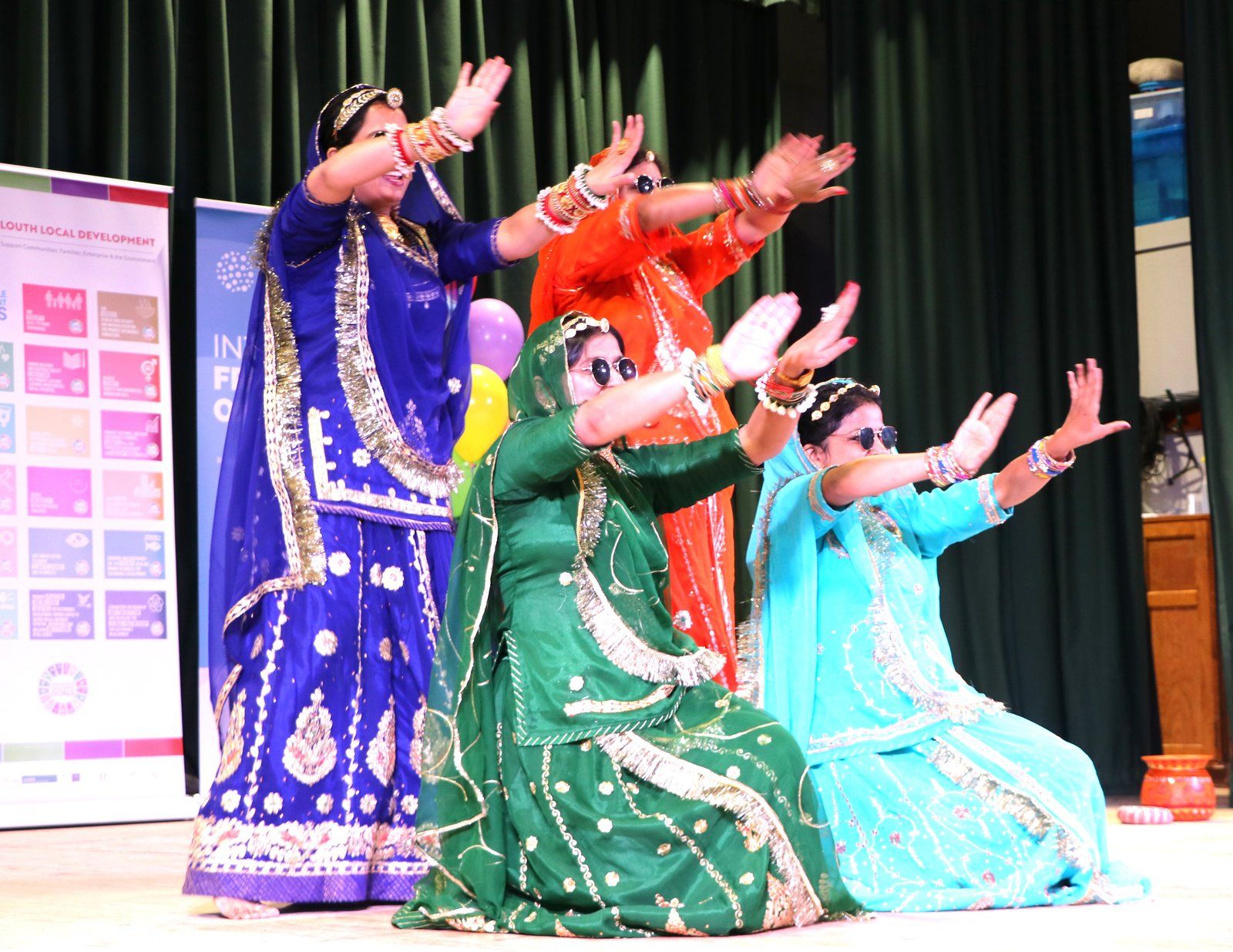 Dancers in traditional dress performing at Taste of All Nations 2025